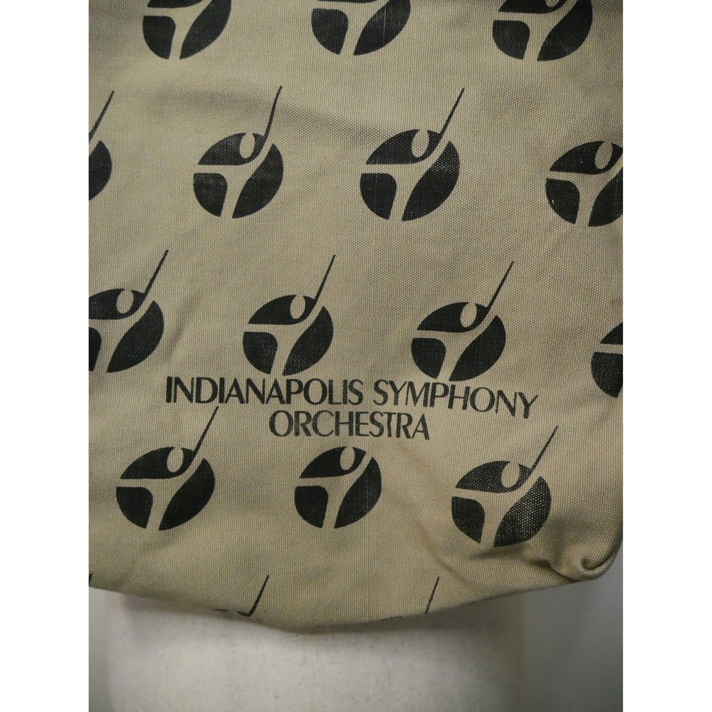 Woodchips Designers Vintage Indianapolis Symphony Orchestra Tan Tote Bag‎ - Picture 7 of 7